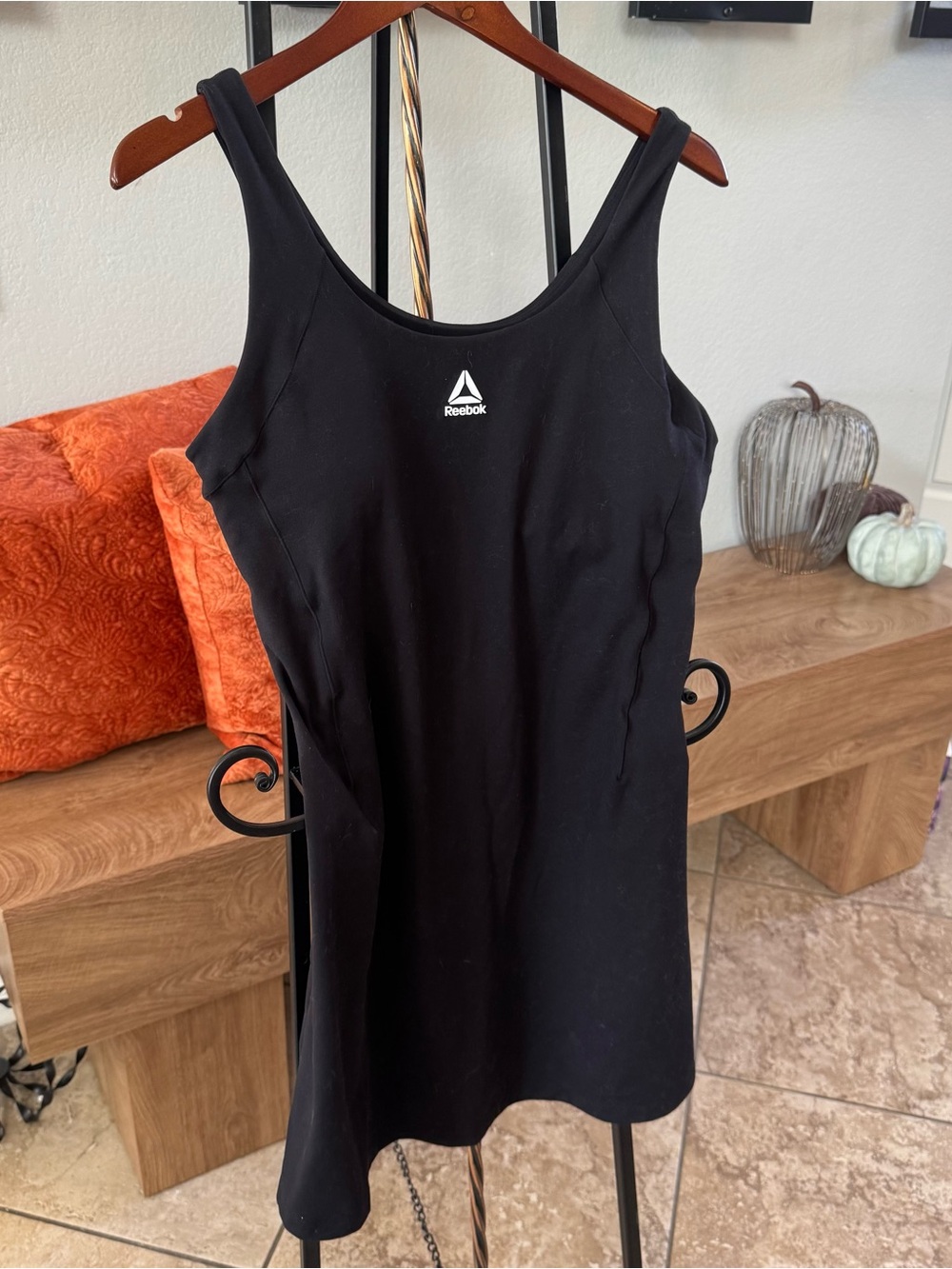 Reebok Black Scoop-Neck Performance Dress w/Pockets